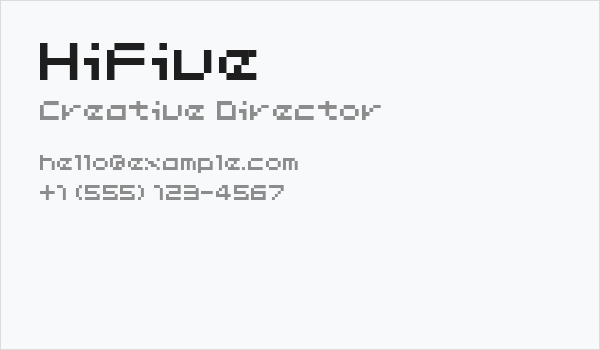 HiFive Business Card
