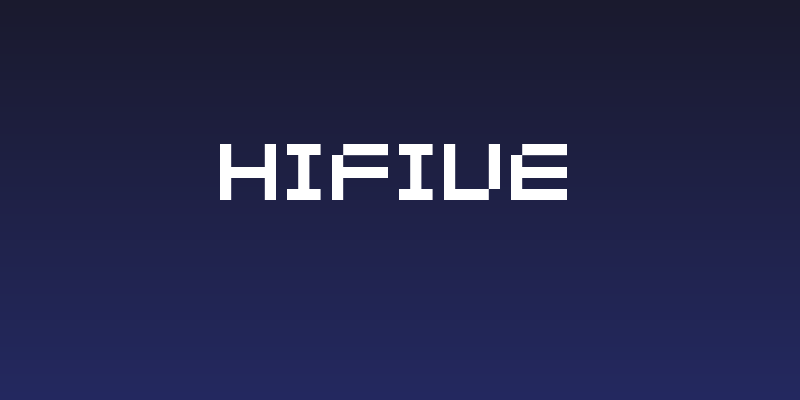 HiFive Social Header