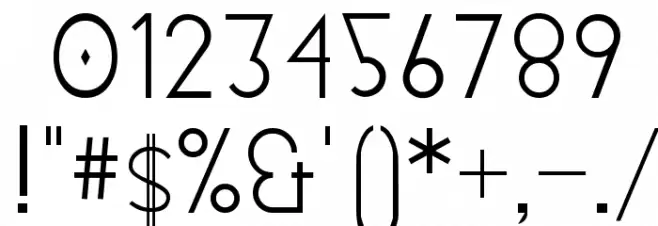 HiLo-Deco Font OTHER CHARS