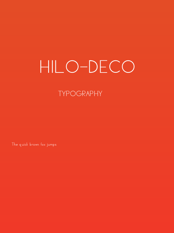 HiLo-Deco Poster