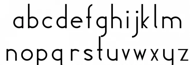 HiLo-Deco Font LOWERCASE