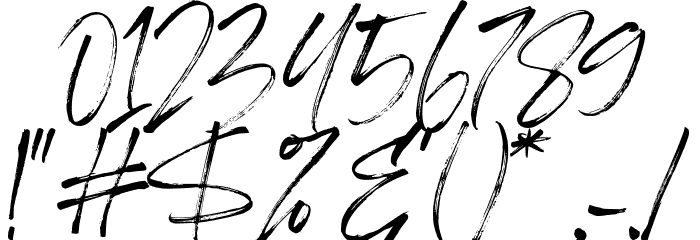 HiMorganeDemo Font OTHER CHARS