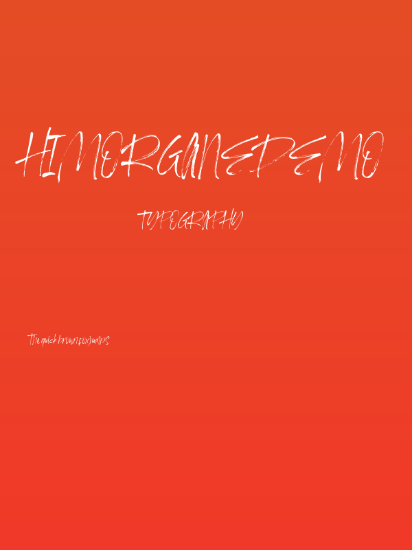 HiMorganeDemo Poster