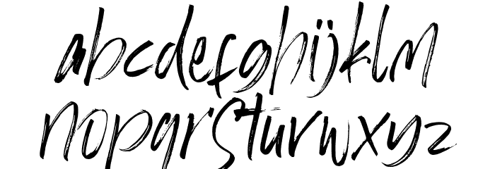 HiMorganeDemo Font LOWERCASE