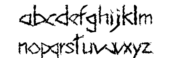 HiSky Font LOWERCASE