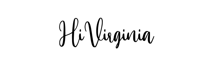 HiVirginia  Frei Schriftart Herunterladen