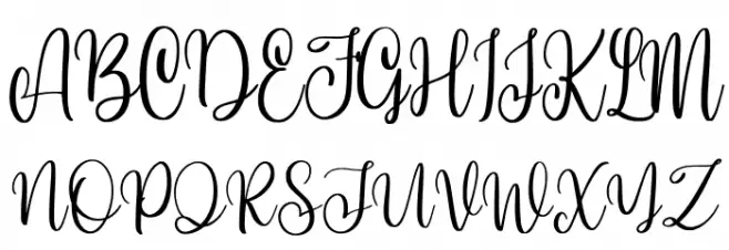 HiVirginia Schriftart Groß
