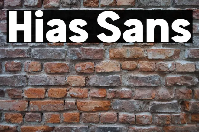 Hias Sans Example 2