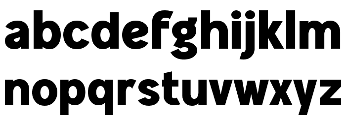 Hias Sans Font LOWERCASE