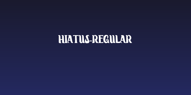 Hiatus-Regular Social Header
