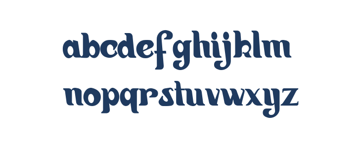 Hiatus-Regular Lowercase