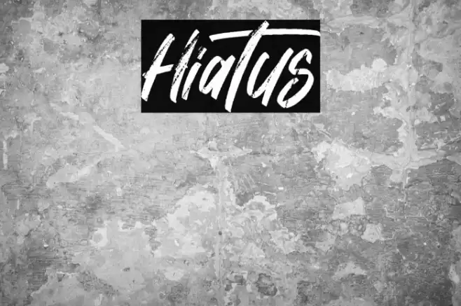 Hiatus Font examples