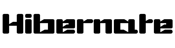 Hibernate Font