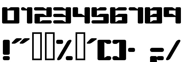 Hibernate Font OTHER CHARS