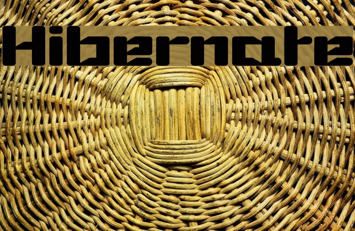 Hibernate Font examples