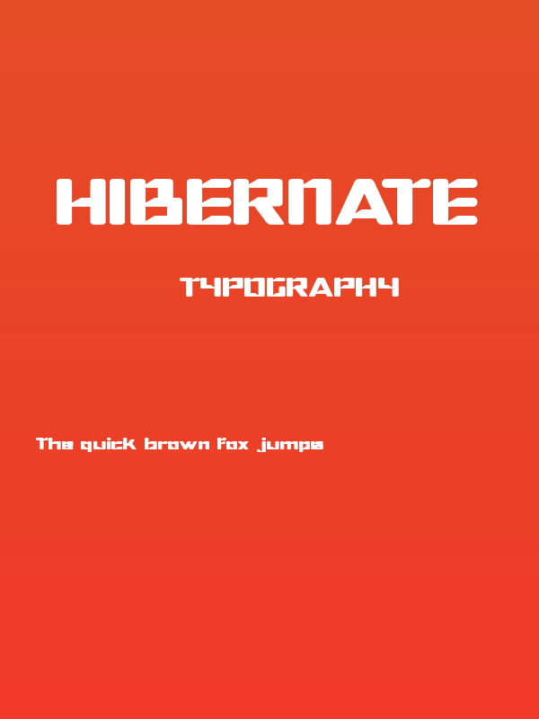 Hibernate Poster
