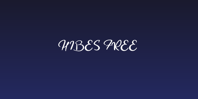 Hibes FREE Social Header