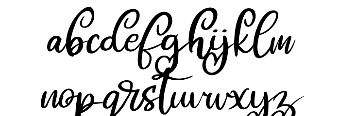 Hibes FREE Font LOWERCASE