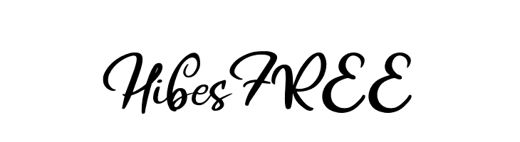 HibesFREE  font caratteri gratis