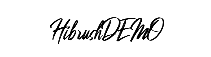 Hibrush DEMO  免费字体下载