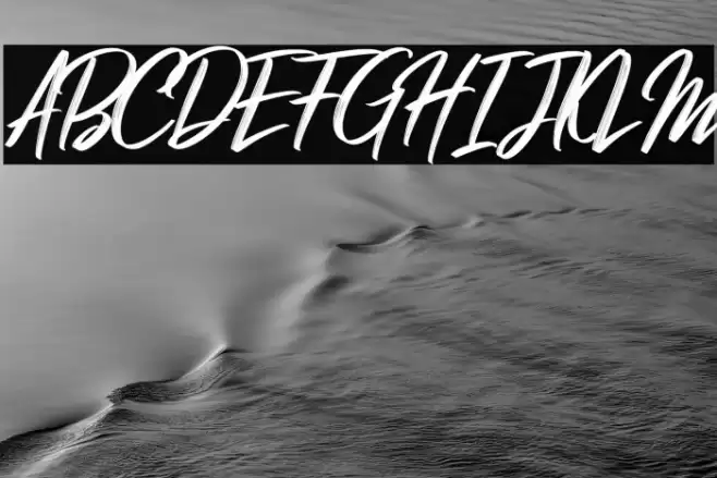 Hibrush DEMO Font examples