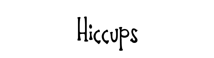 Hiccups  Fuentes Gratis Descargar