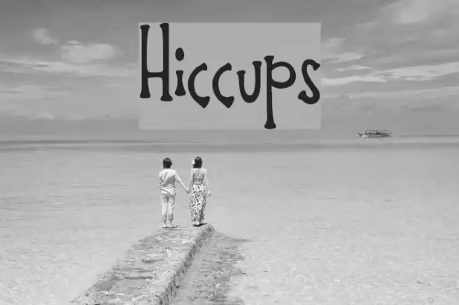 Hiccups Font examples