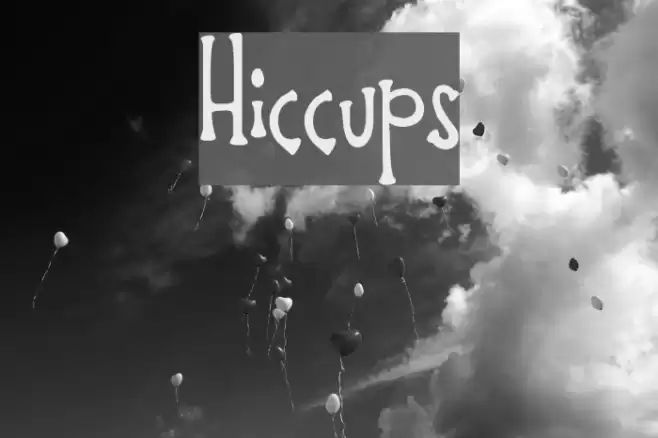 Hiccups Font examples