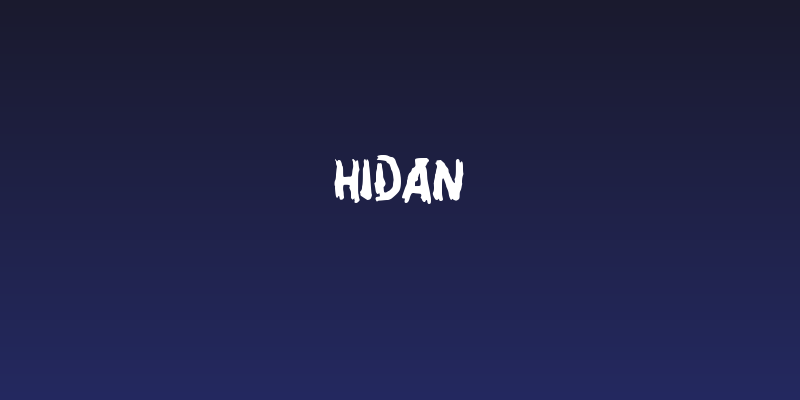 Hidan Social Header