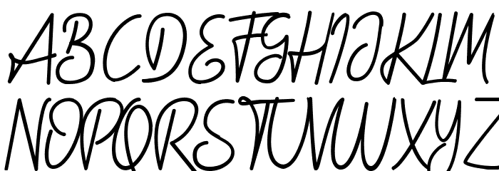 Hidario Schriftart Groß