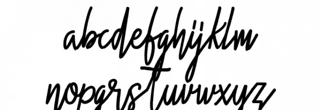 Hidario फ़ॉन्ट लोअरकेस