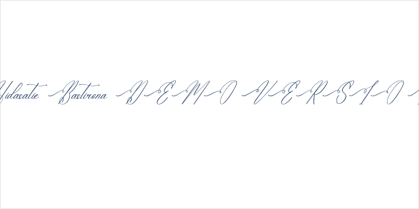 Hidasatie Bastirona DEMO VERSIO Italic Logo