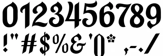 Hidayatullah DEMO Font OTHER CHARS