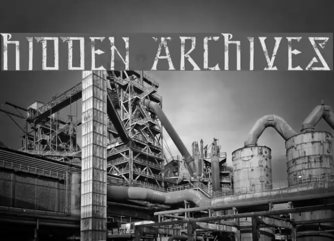 Hidden Archives Font examples