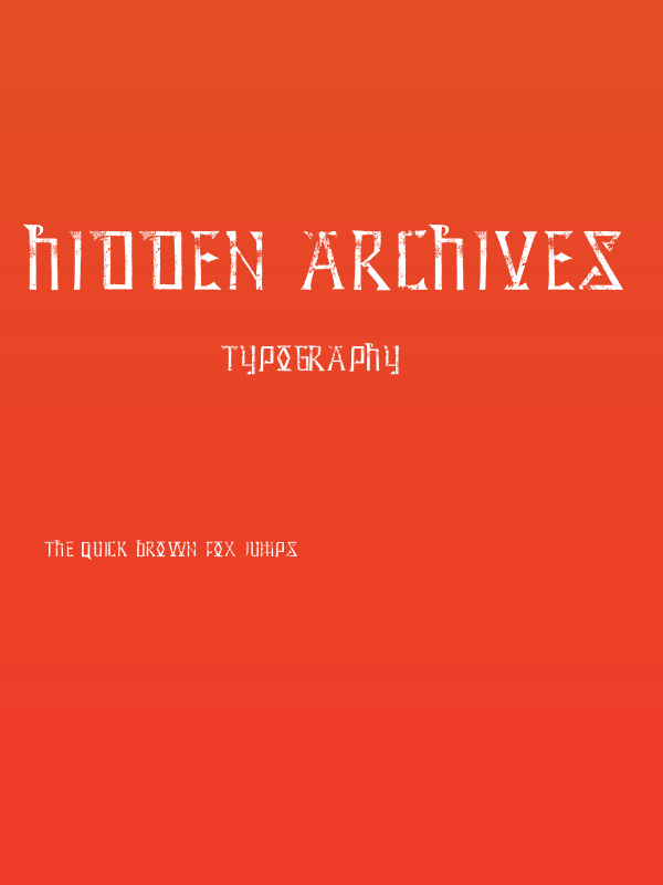Hidden Archives Poster