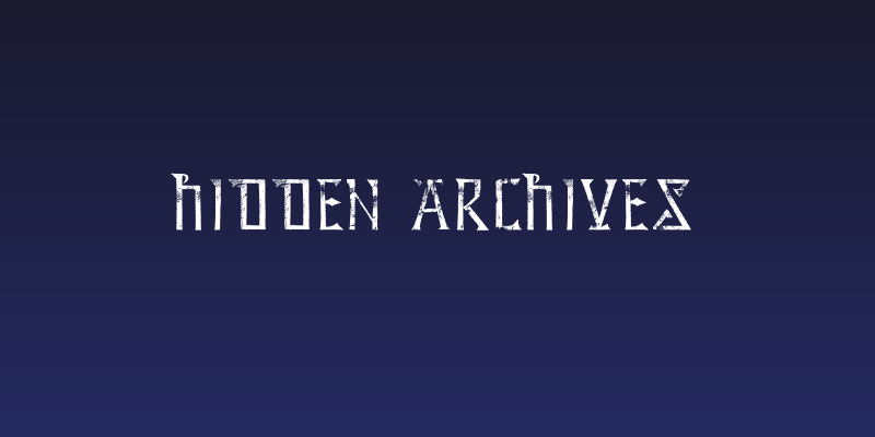 Hidden Archives Social Header
