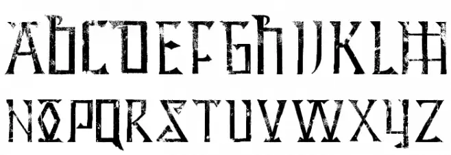 Hidden Archives Font LOWERCASE
