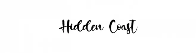 Hidden Coast  フリーフォントのダウンロード