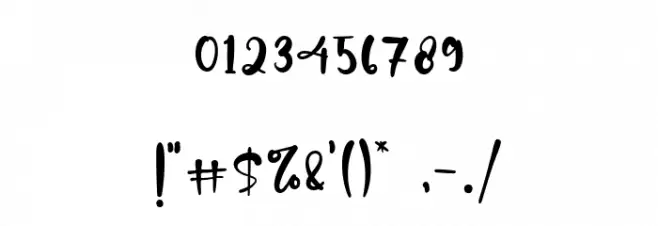 Hidden Coast Font OTHER CHARS