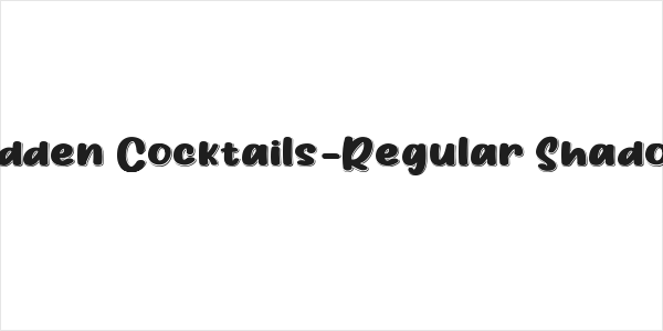 Hidden Cocktails-Regular Shadow Logo