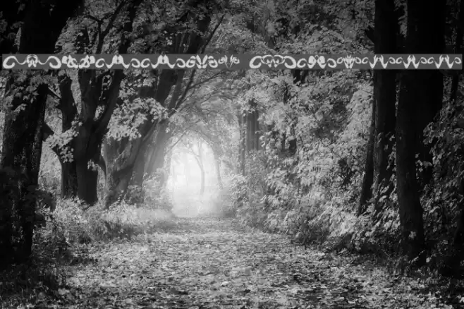 Hidden Ghosts フォント examples