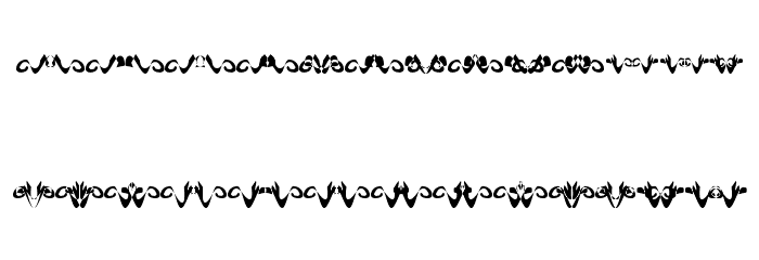 Hidden Ghosts フォント 小文字
