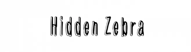 Hidden Zebra  les polices de caractères gratuit tlcharger