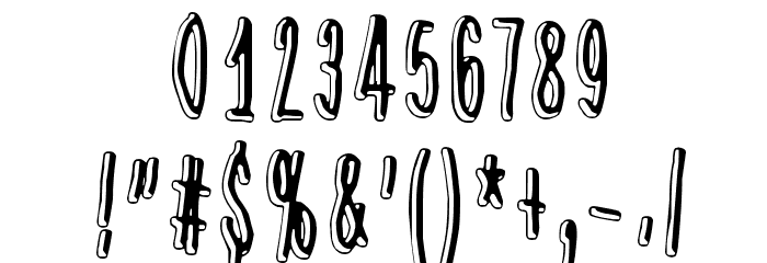 Hidden Zebra Font OTHER CHARS