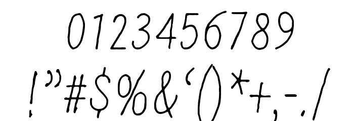 Hidden meanings Italic Font OTHER CHARS