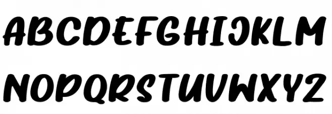 HiddenCocktails-Italic 字体 大写