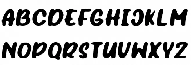 HiddenCocktails-ItalicRough Schriftart Groß