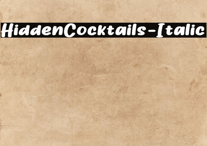 HiddenCocktails-Italic Example 2
