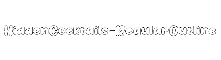 HiddenCocktails-RegularOutline  नि: शुल्क फ़ॉन्ट्स डाउनलोड