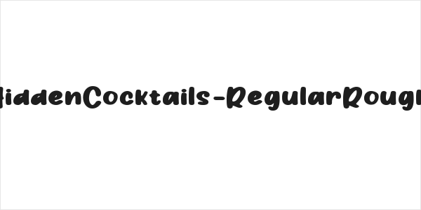 HiddenCocktails-RegularRough Logo